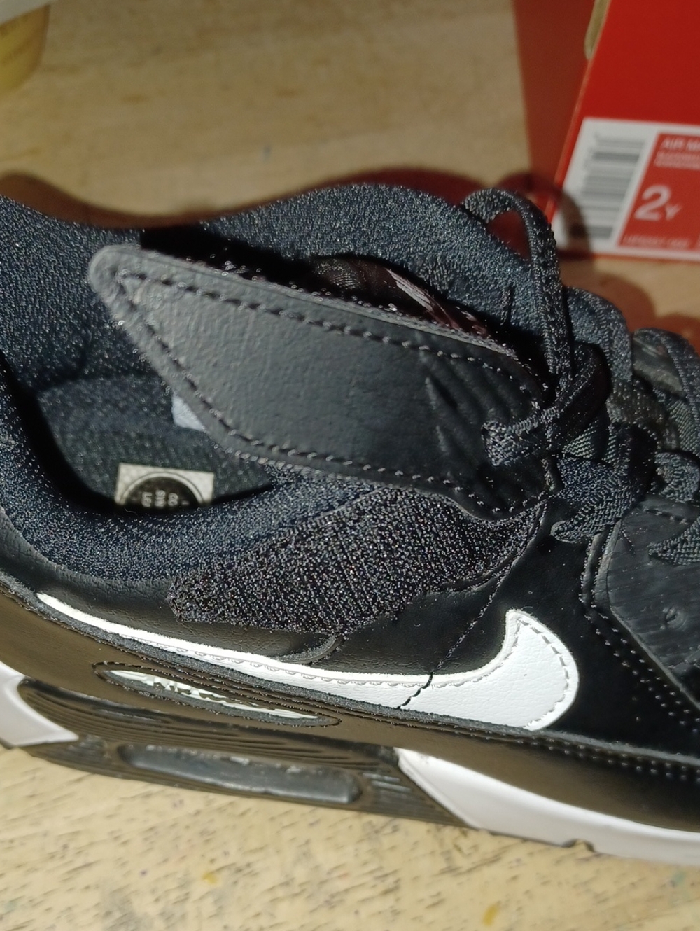 Nike Air Max 90 Easyon Preschool Sneakers For Kids Size 2Y - Picture 6 of 11